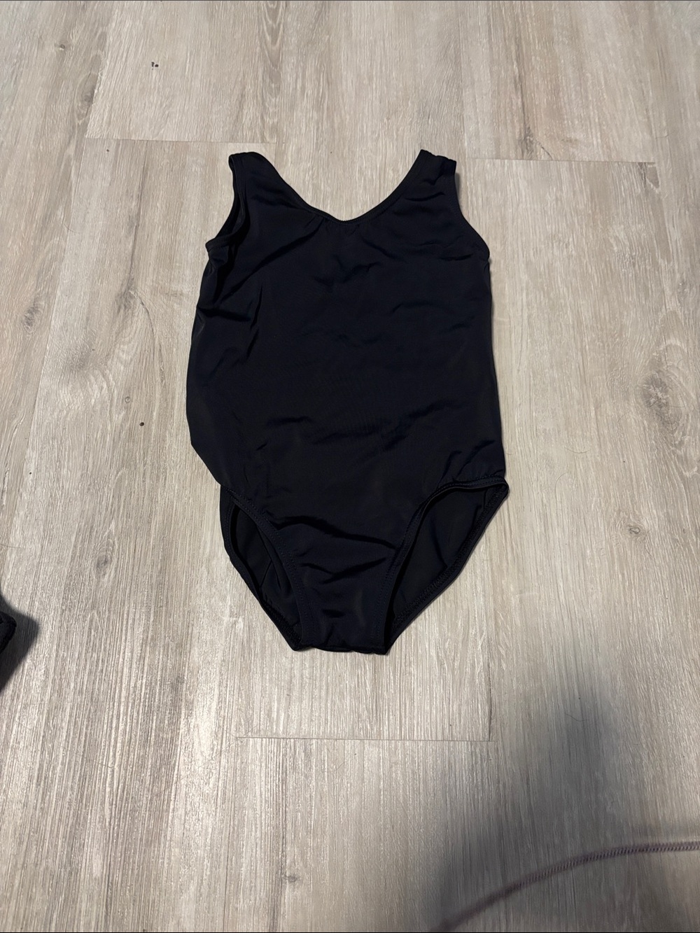 balera Black Girls' Tank Dance Leotard